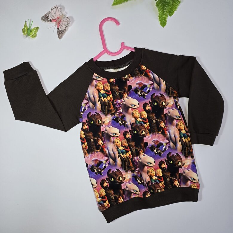 Džemperis ar pūķi, 98, 104 un 128cm