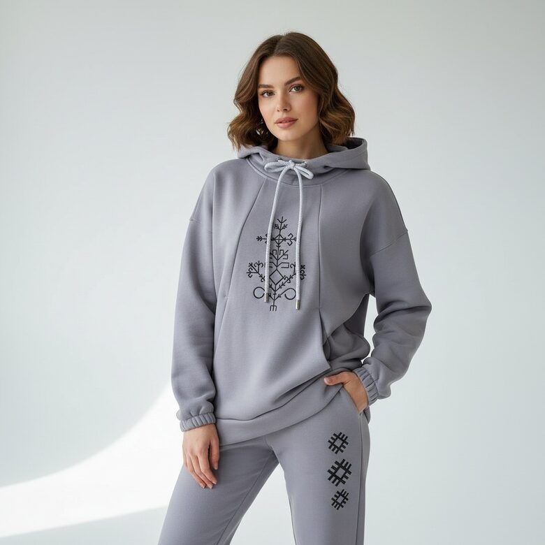 Silts kokvilnas komplekts, L izm.