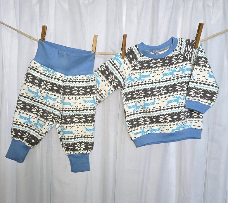 Apģērbu komplekts, 74cm(6-9mēn), Briedīši