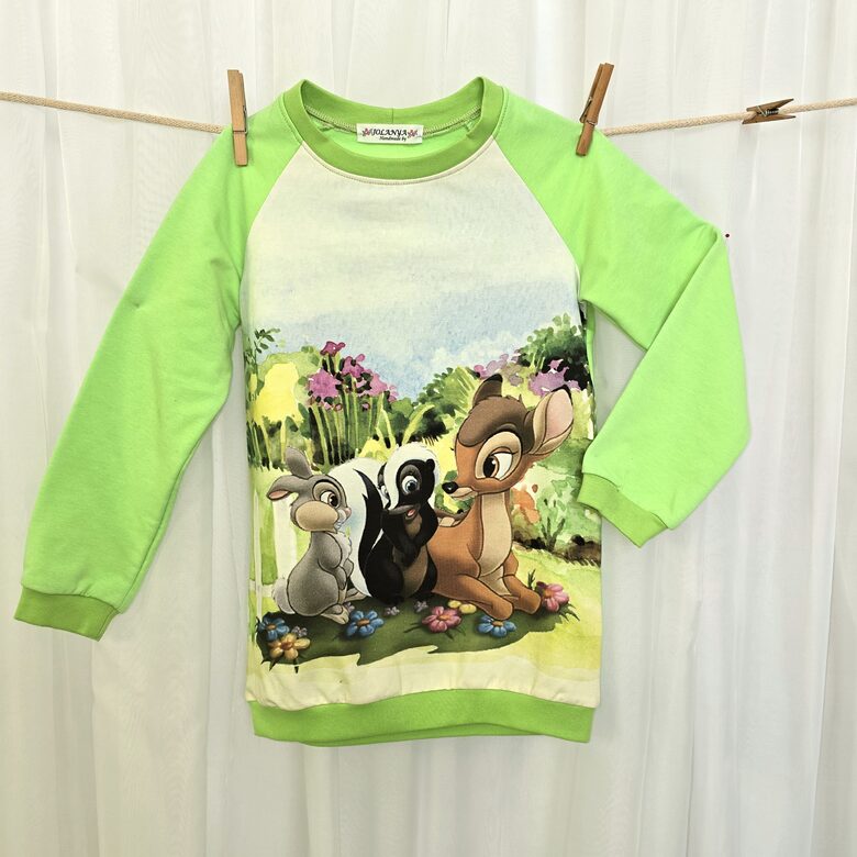 Kokvilnas džemperītis ar stirnu, 134cm