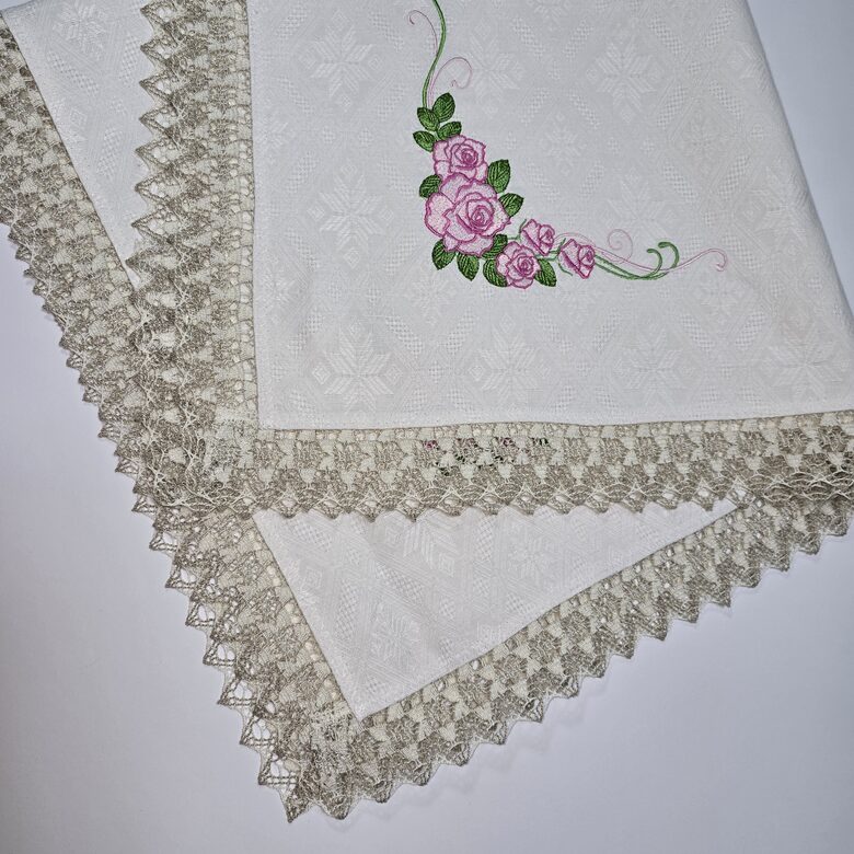 Galdauts, Rozā rozes, 80x90cm