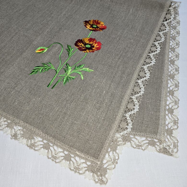 Lina galda sedziņa, Magones, 90x55 cm