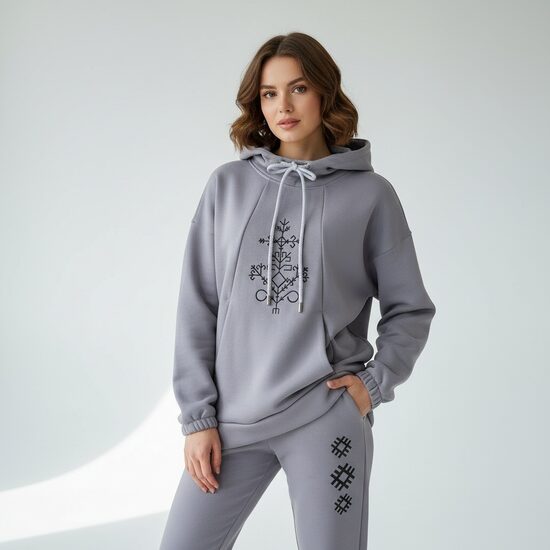 Silts kokvilnas komplekts, L izm.