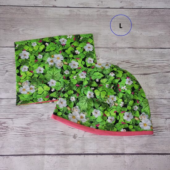 56-58cm, Cepures un šalles komplekti, raibie