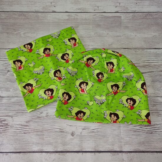 56/58cm , Cepure šalle-komplekts, Pavasaris