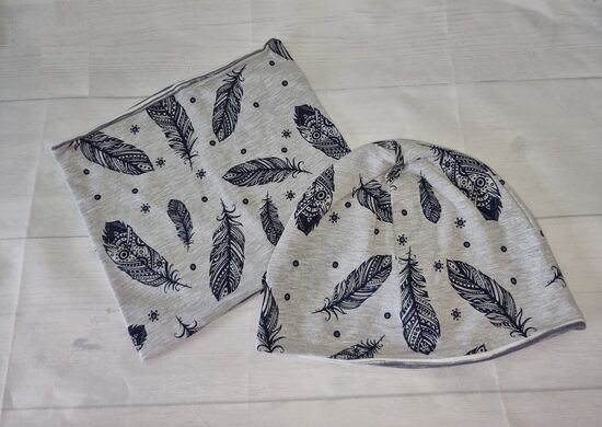 56-58cm, Cepure šalle-komplekts, Spalvas