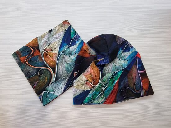 54-55cm, Cepure šalle-komplekts, Mistika