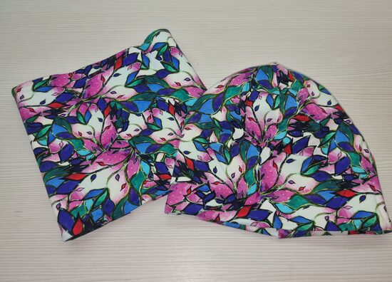 56-58cm, Cepure šalle-komplekts, vitrāža