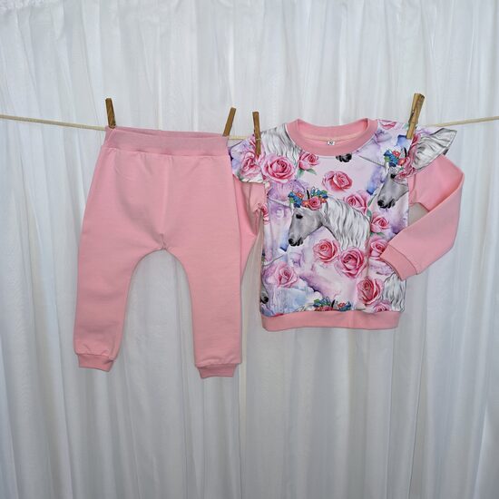 Džemperis un bikses,  86cm un 92cm, Vienradzis