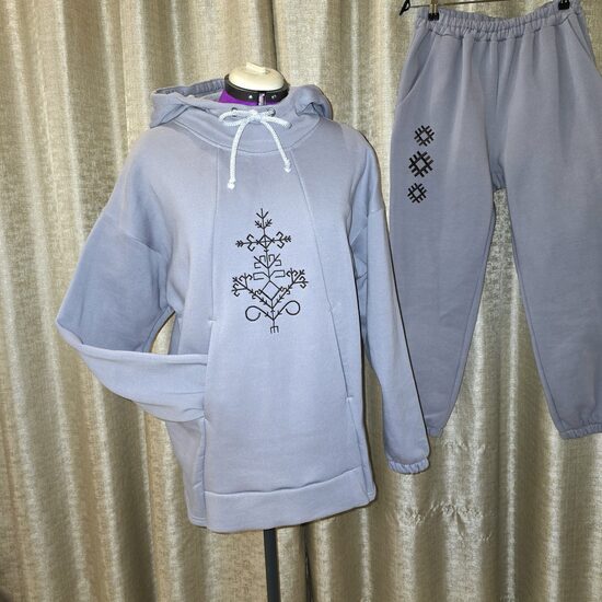 Silts kokvilnas komplekts, L izm.