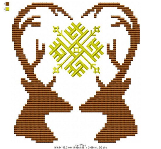 Latvju zīmes, motīvs Nr.16