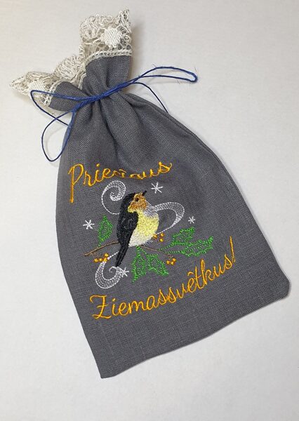 Lina dāvanu maisiņš, Ziemassvētku putniņš