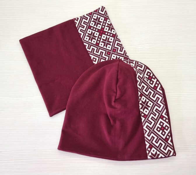 Rudens/pavasara cepure un šalle, Nr.1