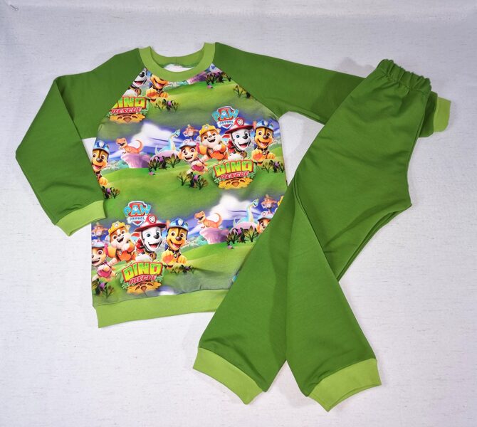 Kokvilnas trikotāžas 2-daļīgs komplekts, Ķepu patruļa, 122cm