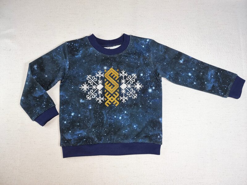 Tautisks komplekts, Zīmes kosmosā