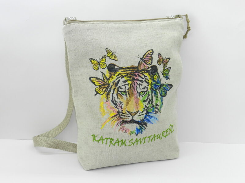 Lina somiņa ar izšuvumu, Tīģeris