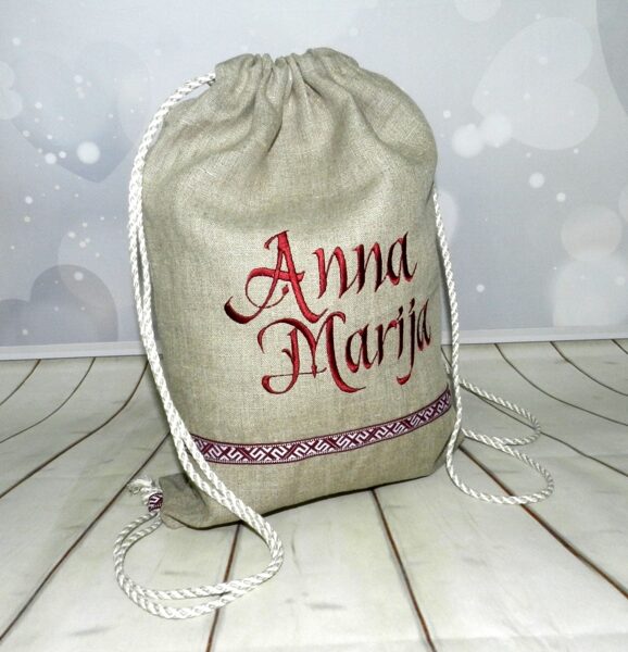 Lina mugursoma ar personalizējumu Nr.2