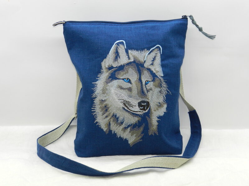 Lina somiņa ar izšuvumu, Haskijs