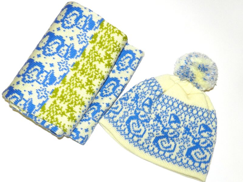 Cepures un šalles komplekts, Sniegavīri